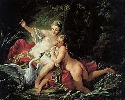 Francois Boucher Leda and the Swan oil painting artist